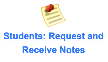 Request Notes button